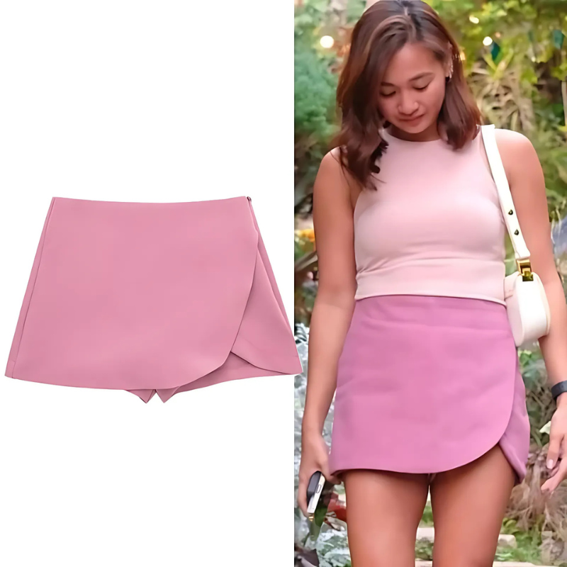 High Waist Skort