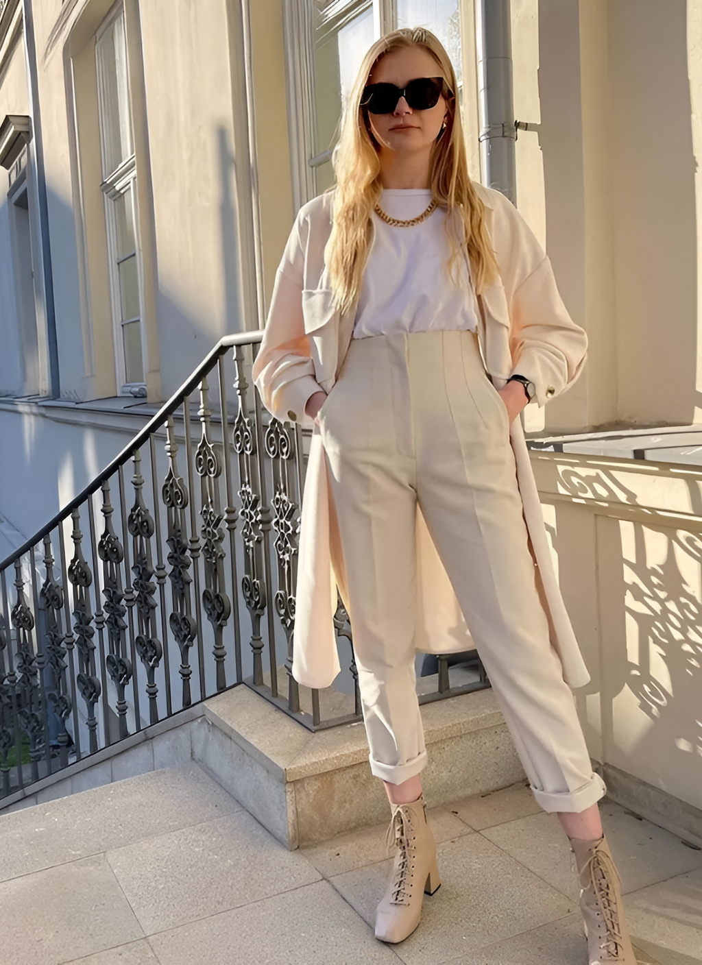 Pencil Pants High Waist Streetwear