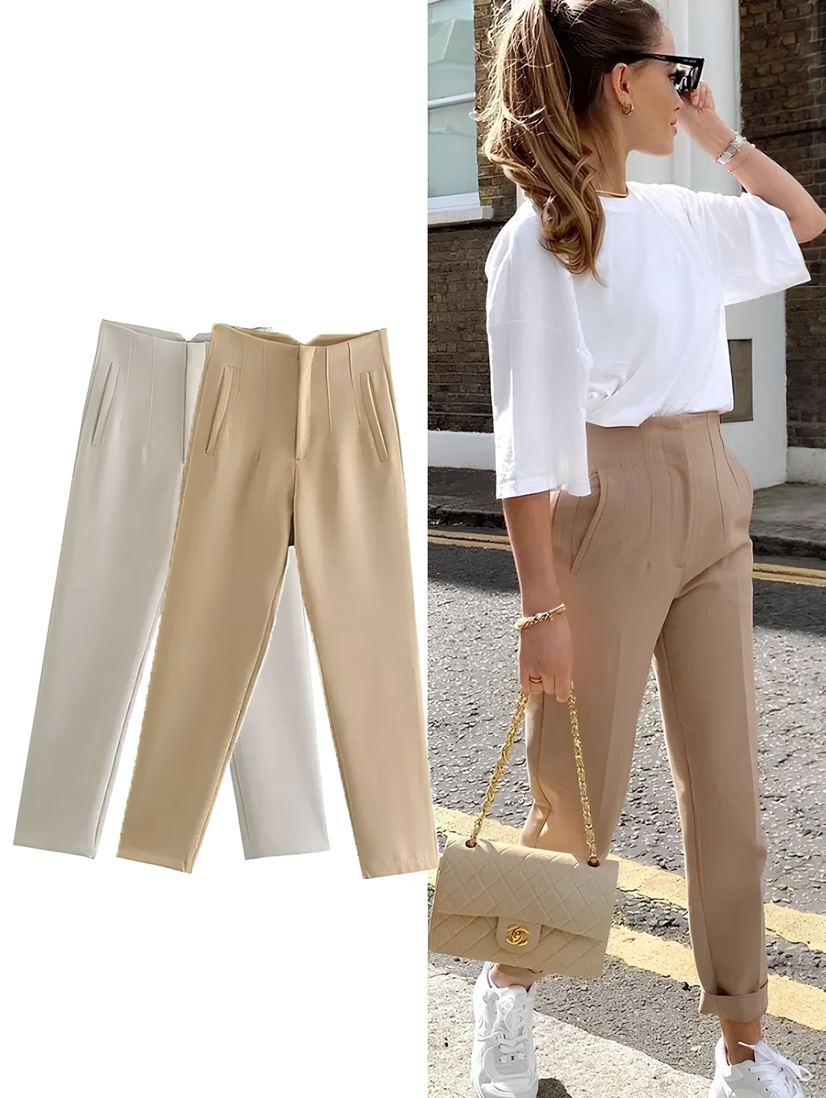 Pencil Pants High Waist Streetwear