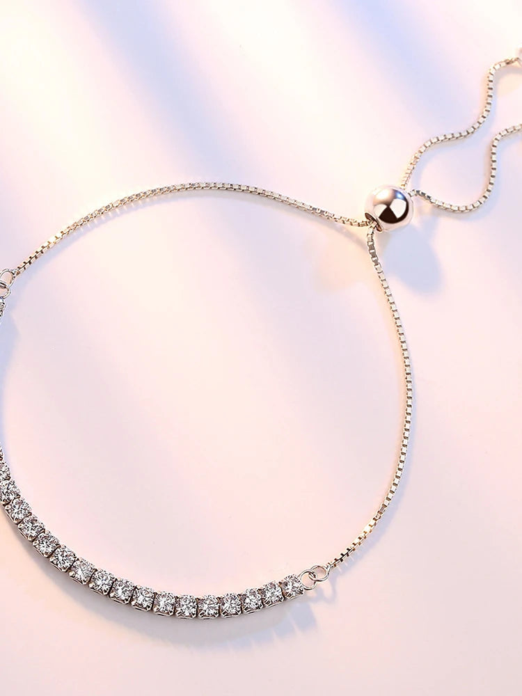 Silver Bracelet Love Elegant