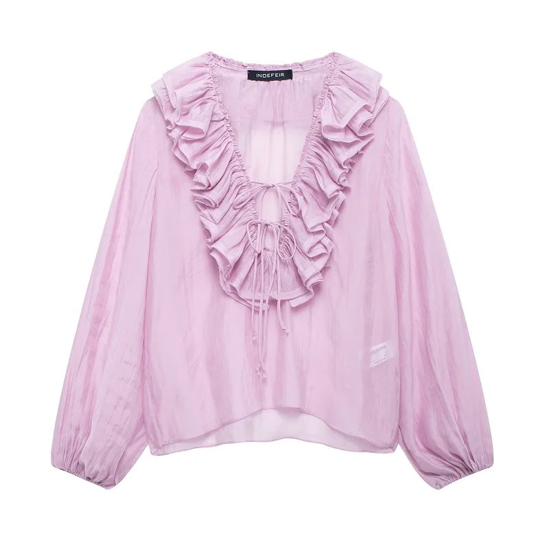 Shirts and Blouses Women Long Sleeve