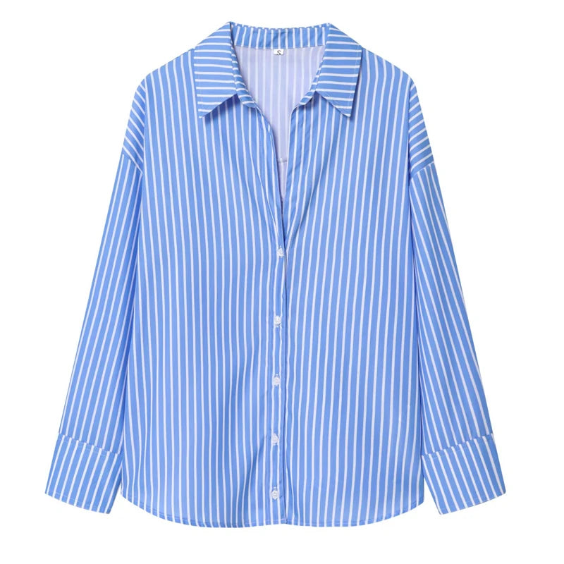 Blouses Long Stripe