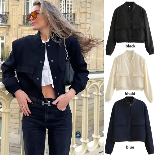 Aviator Cropped Jackets