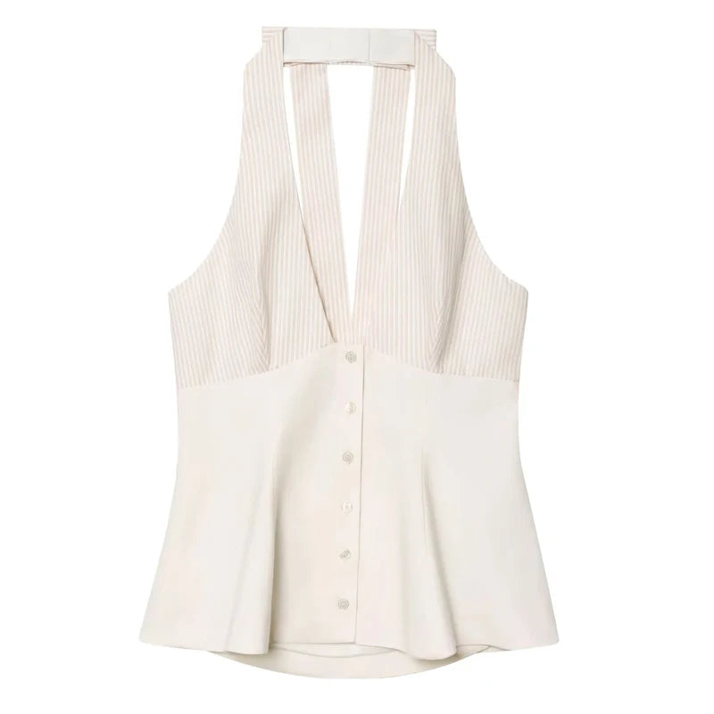 Off Shoulder Halter Tops