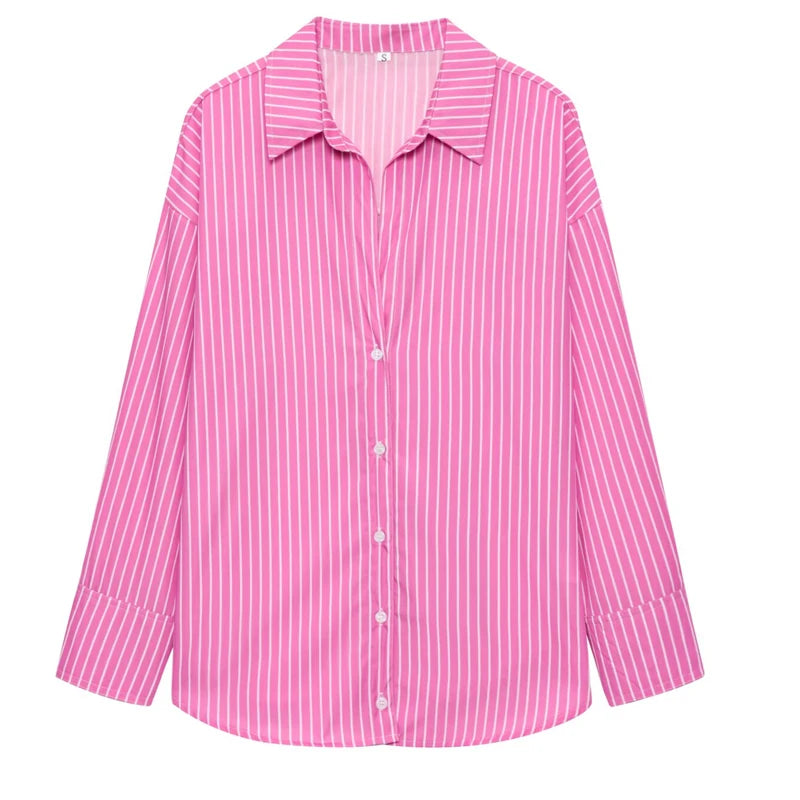 Blouses Long Stripe