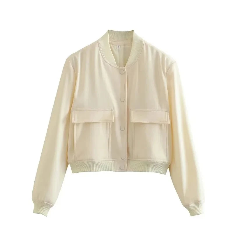 Aviator Cropped Jackets