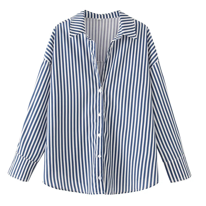 Blouses Long Stripe