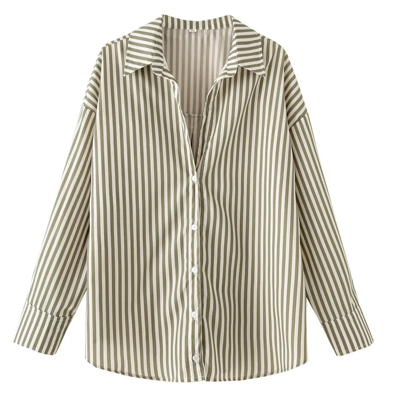 Blouses Long Stripe